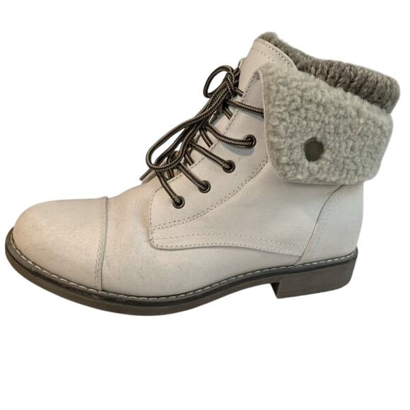 Cliffs by White Mountain Duena Off White Duena Hiking Boot Size 8 - Picture 1 of 8